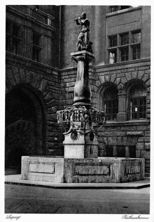 Leipzig: Rathausbrunnen