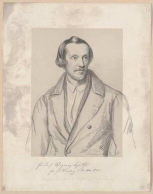 Bildnis Wagner, Friedrich (1803-1876), Kupferstecher