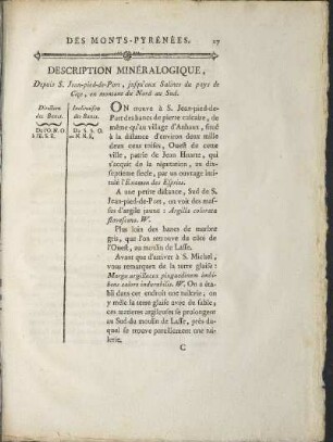 Description Minéralogique, Depuis S. Jean-pied-de-Port, ...