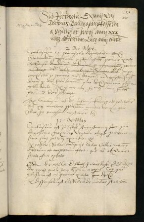 Sommerhalbjahr 1530. Rektorat Balthasar Käuffelin