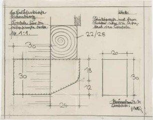 Bestelmeyer, German; Bamberg (Bayern); Ev. Erlöserkirche - Konsole für die aufgehängte Decke (Detail)