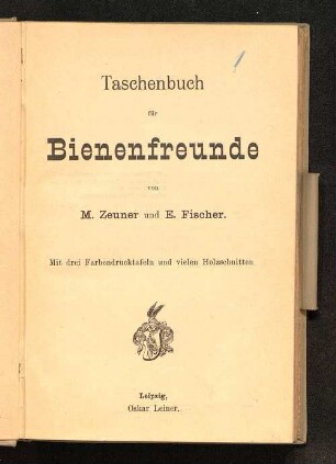 Taschenbuch für Bienenfreunde