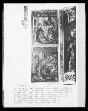 Altar im geöffneten Zustand — Altarflügel (Innenseite)