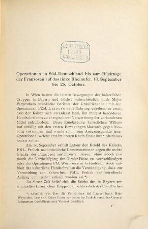 Erzherzog Carl von Österreich als Feldherr und Heeresorganisator : nach österreichischen Original-Acten dargestellt, 1,2