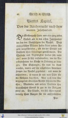 Viertes Kapitel. Von der Kirchenzucht nach dem neunten Jahrhundert.
