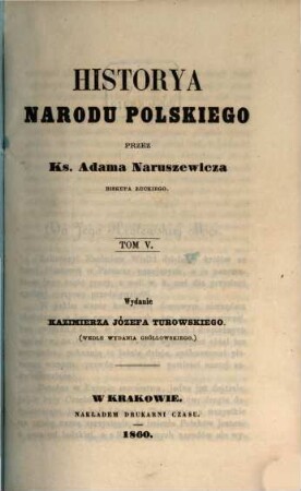 Historya narodu polskiego, 5
