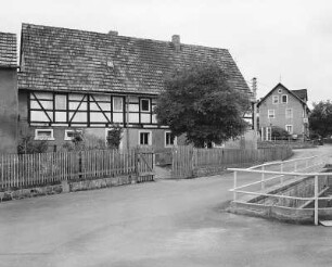 Ehrenberg (Kreis Hainichen). Wohnstallhaus (Mitte 19. Jahrhundert), Dorfstraße 45. Straßenansicht