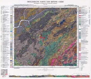 5735 Schwarzenbach a. Wald, Geologische Karte von Bayern 1:25000