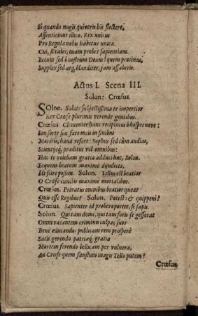 Scena III. Solon: Croesus.