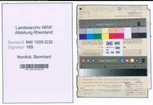 Entnazifizierung Bernhard Nordick , geb. 26.01.1906 (Kaufm.Angestellter)