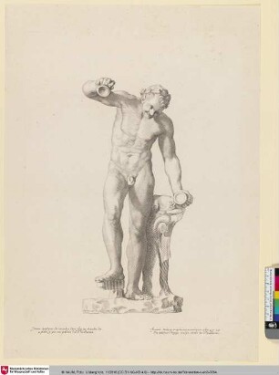[Antike Statue eines Satyrn]
