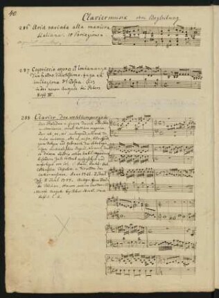 Claviermusik ohne Begleitung