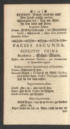 Facies Secunda.