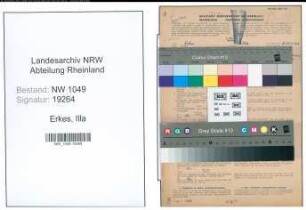 Entnazifizierung Illa Erkes , geb. 06.01.1891 (Lehrerin)