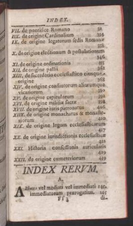Index Rerum.