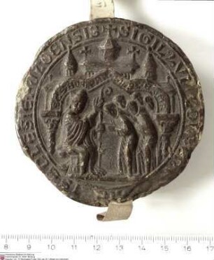 Martin [von Lichtenberg], Dekan von Fulda und Propst von Johannesberg, die anderen Dignitäre (amptherren) und der Konvent des Klosters Fulda; Joha...