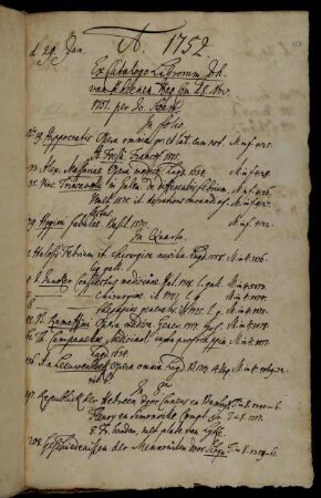 Ex Catalogo Librorum Joh. van Rheenen. Hag. Com. d. 8. Nov. 1751. per Jo. Swart.