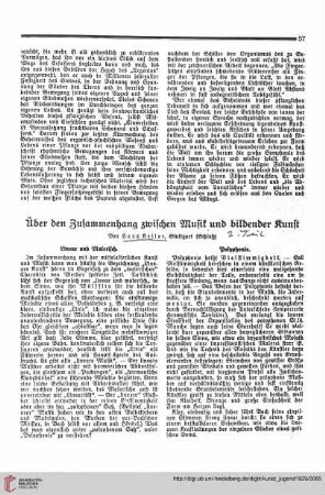 N.F. 9.1929 S. 57-60: Über den Zusammenhang zwischen Musik und bildender Kunst, [2]