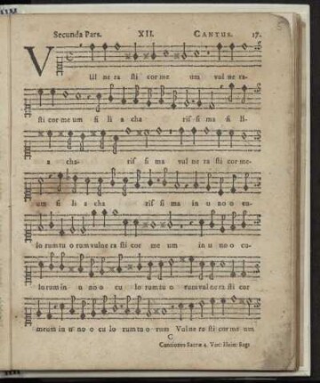 Vulnerasti cor meum