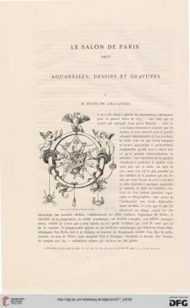 3: Le salon de Paris 1877, [1] : aquarelles, dessins et gravures