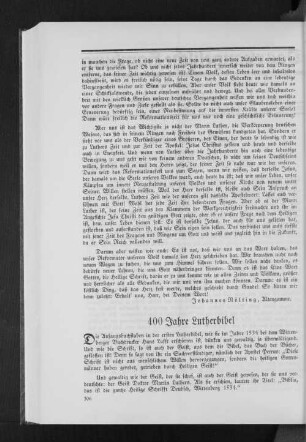 400 Jahre Lutherbibel