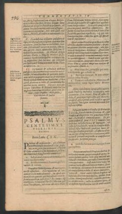 Psalmus Centesimus Vigesimus Primus - Psalmus Centesimus Trigesimus.