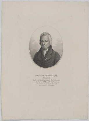 Bildnis des Cde. Lis. Berthollet