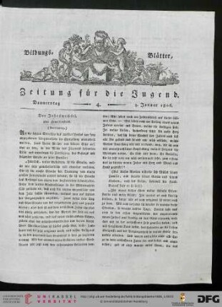 Heft 4 (9. Januar 1806)