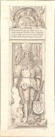 Hoffstadt, Friedrich; Kassette 5: Mappe IV, Grabsteine (1564 - 1588) - Ansicht