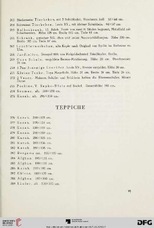 Teppiche (Nr. 276-312)