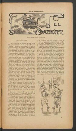 El anacronópete - (Continuación) : PBT novelesco