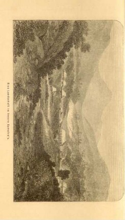 Eine Landschaft im Innern Sumatra's