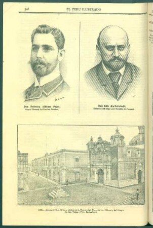 [Retrato de] Don Federico Alfonso Pezet. : Cónsul General del Perú en Londres.