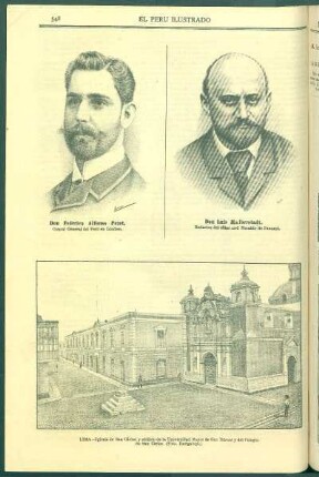 [Retrato de] Don Federico Alfonso Pezet. : Cónsul General del Perú en Londres.
