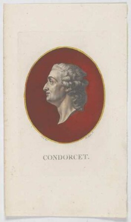 Bildnis des Jean Antoine Nicolas de Caritat de Condorcet (1743-1794)