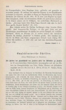 446-452 Empfehlenswerthe Schriften