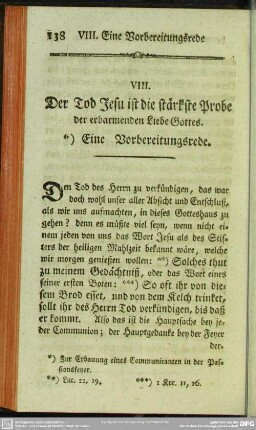 VIII. Der Tod Jesu ist die stärkste Probe der erbarmenden Liebe Gottes