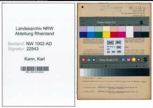 Entnazifizierung Karl Kann, geb. 06.02.1912 (Buchhalter)