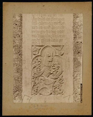 Petersfriedhof, Salzburg: Grabstein von 1501