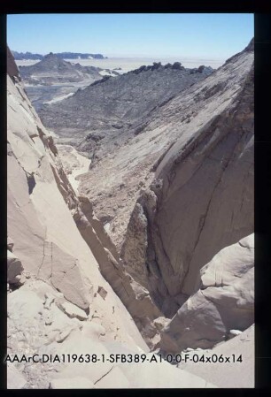 Schlucht von Oben