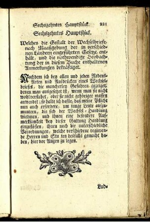 Sechszehntes Hauptstück.