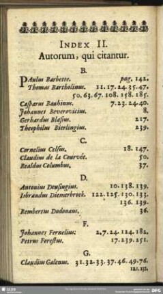 Index II. Autorum, qui citantur