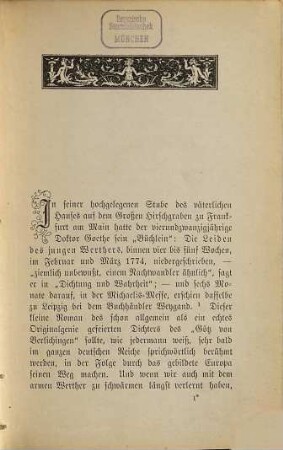 Werther und seine Zeit : zur Goethe-Litteratur