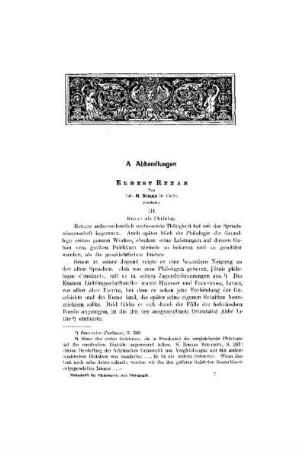 Ernest Renan : (Schluß)