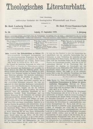 306-307 [Rezension] Noth, Martin, Die israelitischen Personennamen im Rahmen der gemeinsemitischen Namengebung