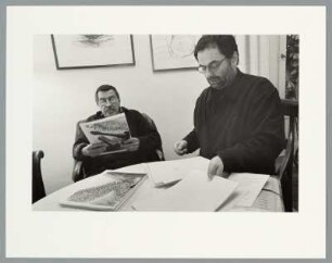 Günter Grass mit Gerhard Steidl, Behlendorf