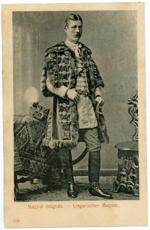 Magyar magnas. Ungarischer Magnat