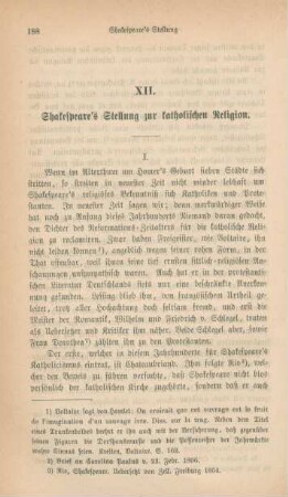 188-207 Shakespeare's Stellung zur katholischen Religion