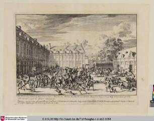 3 [Feierlichkeiten in Belgien zu Ehren Kaiser Leopold's 9 Bl.; Entry of Leopold I, bonfire and festivities in Brussels after the victory over the Turks, 1683; Leopold I of Austria entry into Brussels after defeating the Turks - 1686]
