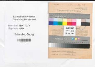 Entnazifizierung Georg Schwabe , geb. 15.10.1897 (Tischler)